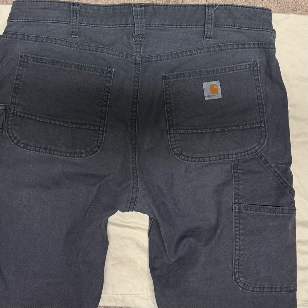 Carhartt Ladies Carpenter Pants. Slim Fit. Dark grey. 10.